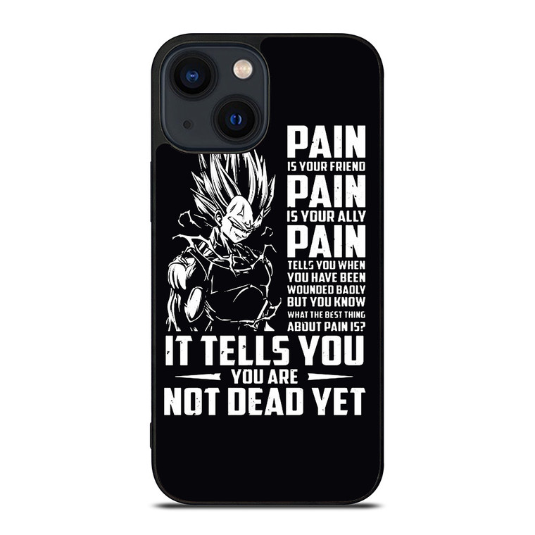 VEGETA QUOTE DRAGON BALL 2 iPhone 14 Plus Case Cover