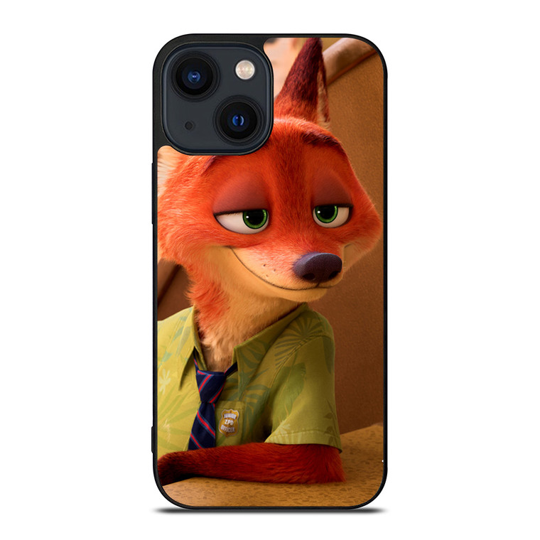 ZOOTOPIA NICK WILDE Disney iPhone 14 Plus Case Cover