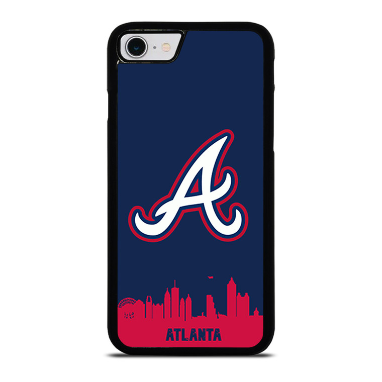 ATLANTA BRAVES BASEBALL LOGO iPhone SE 2022 Case Cover