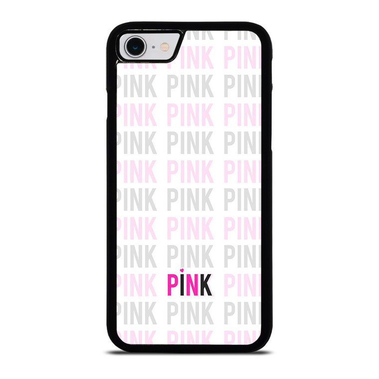 PINK VICTORIA'S SECRET LOGO iPhone SE 2022 Case Cover