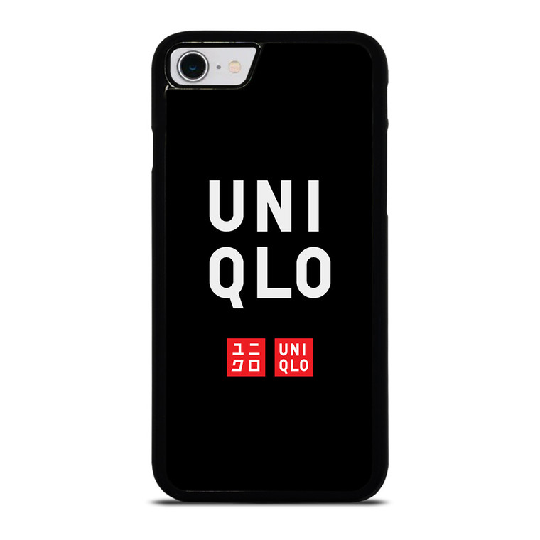 UNIQLO LOGO BLACK 2 iPhone SE 2022 Case Cover