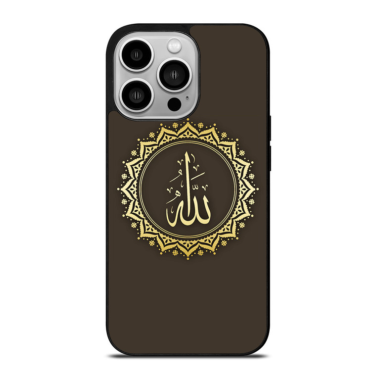ALLAH GOD ARABIC EMBLEM iPhone 14 Pro Case Cover