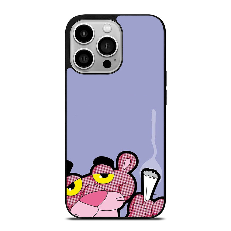 PINK PANTHER SMOKING iPhone 14 Pro Case Cover