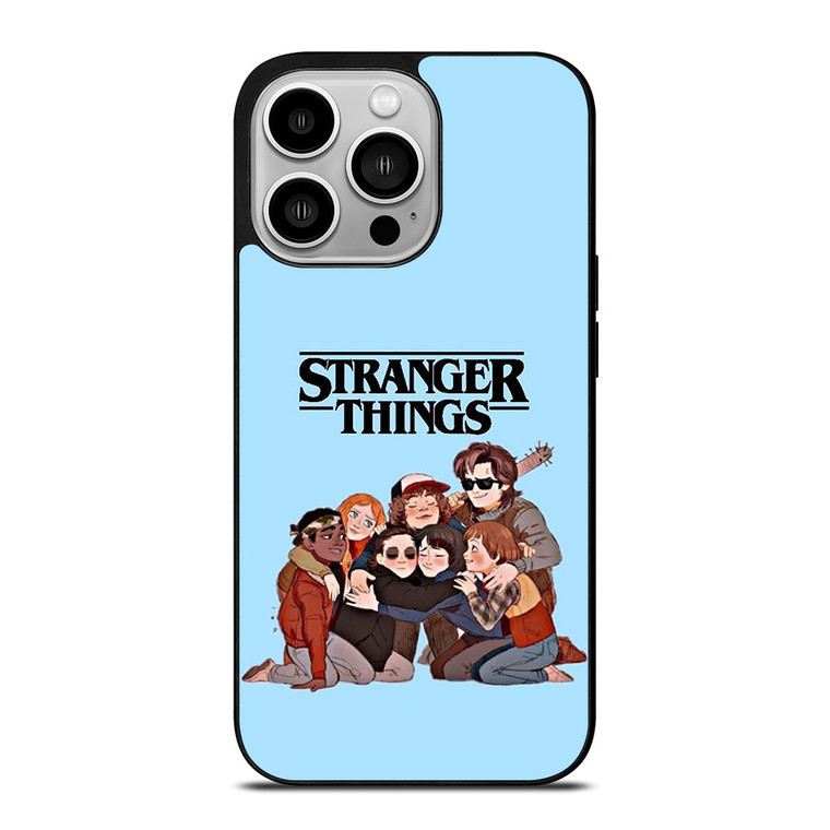 STRANGER THINGS CARTOON CHARACTERS iPhone 14 Pro Case Cover