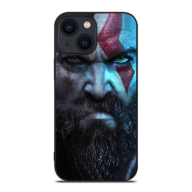 KRATOS FACE GOD OF WAR RAGNAROK iPhone 14 Plus Case Cover