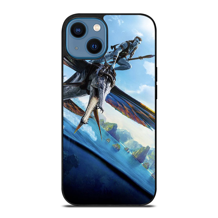 AVATAR THE WAY OF WATER JAKE RIDES TSURAK iPhone 14 Case Cover