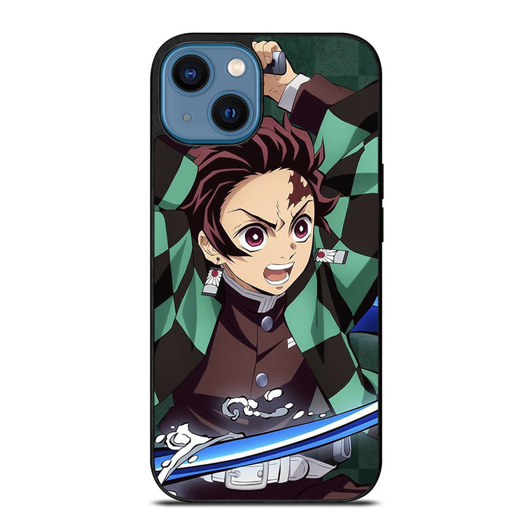 DEMON SLAYER TANJIRO KAMADO ANIME CARTOON iPhone 14 Case Cover