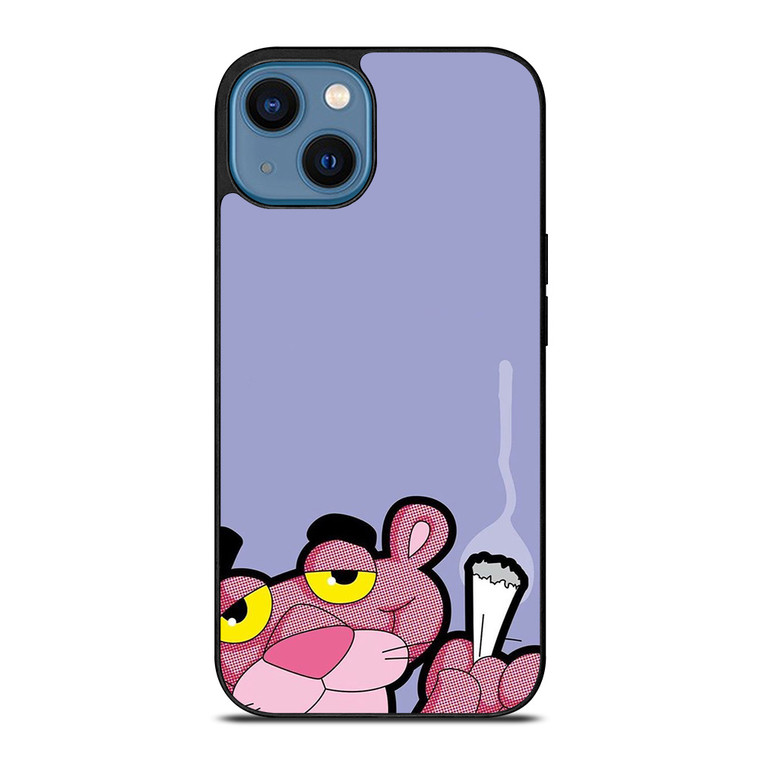 PINK PANTHER SMOKING iPhone 14 Case Cover