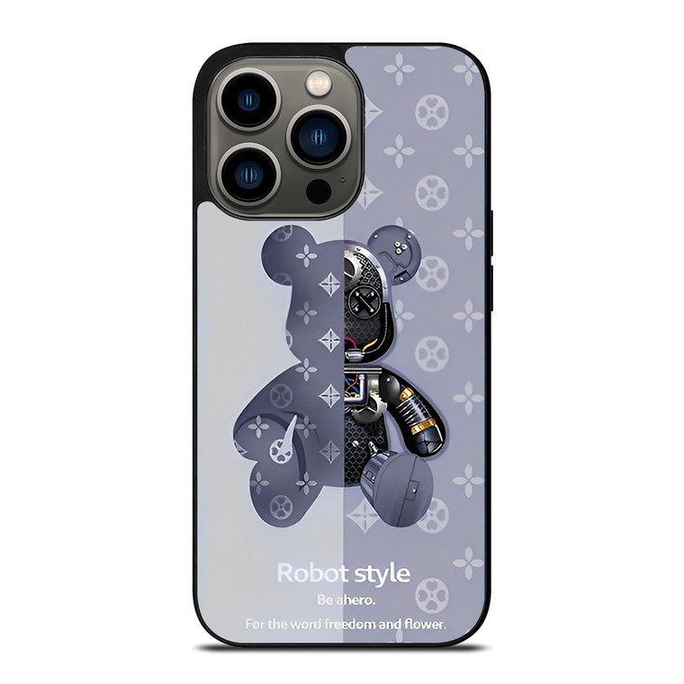 BEAR BRICK KAWS ROBOT STYLE iPhone 13 Pro Case Cover