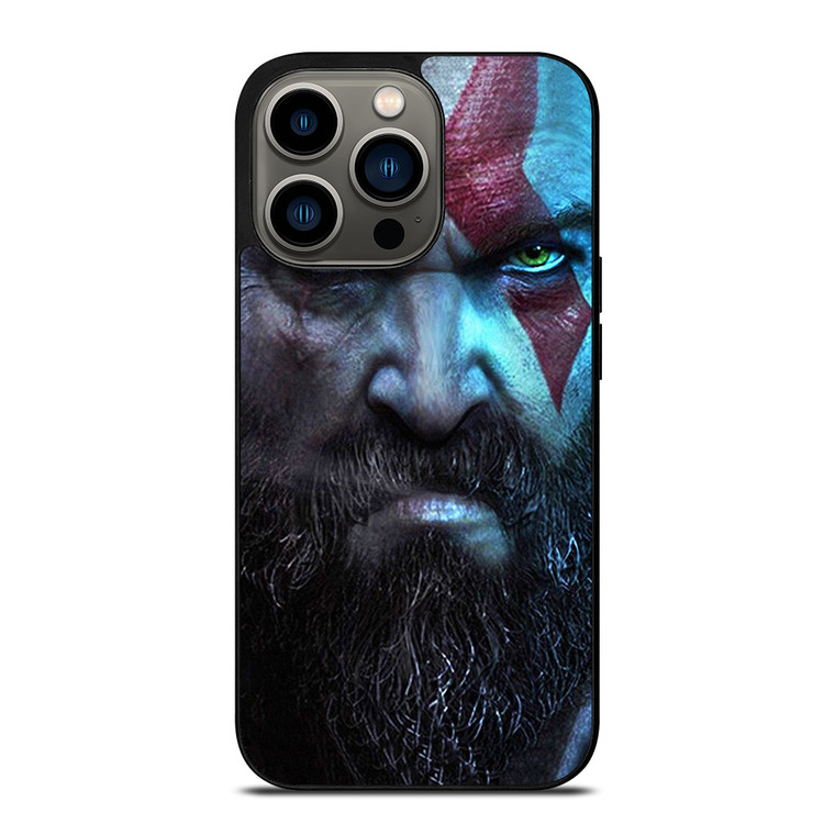 KRATOS FACE GOD OF WAR RAGNAROK iPhone 13 Pro Case Cover