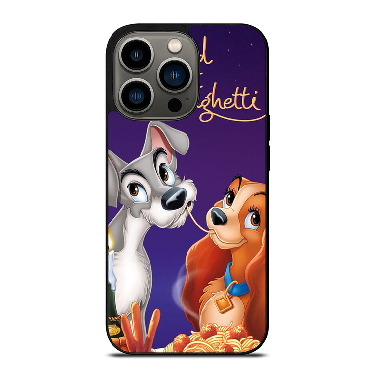 LADY AND THE TRAMP DISNEY SPAGHETTI iPhone 13 Pro Case Cover