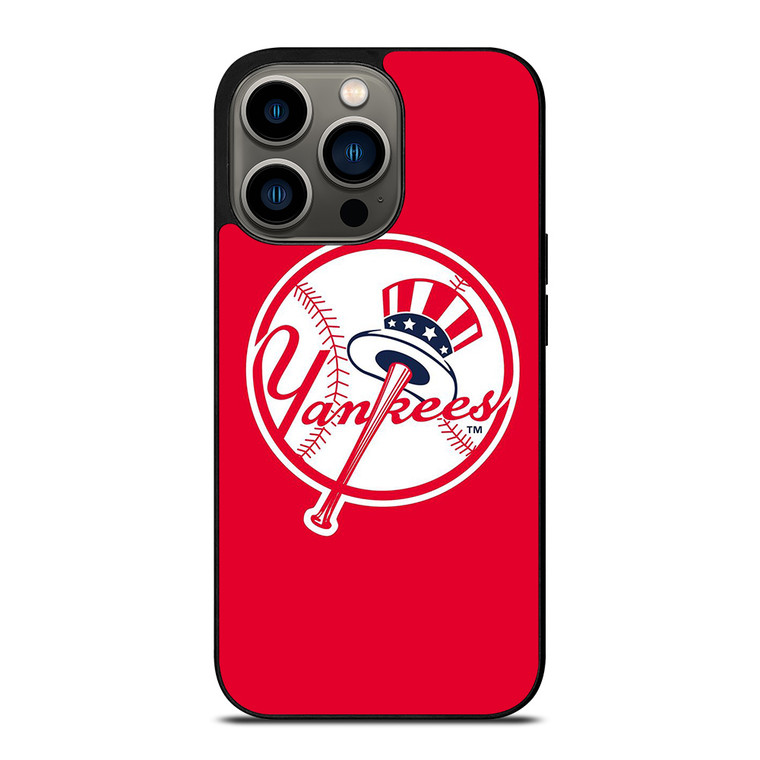 NEW YORK YANKEES BASEBALL CLUB LOGO RED iPhone 13 Pro Case Cover