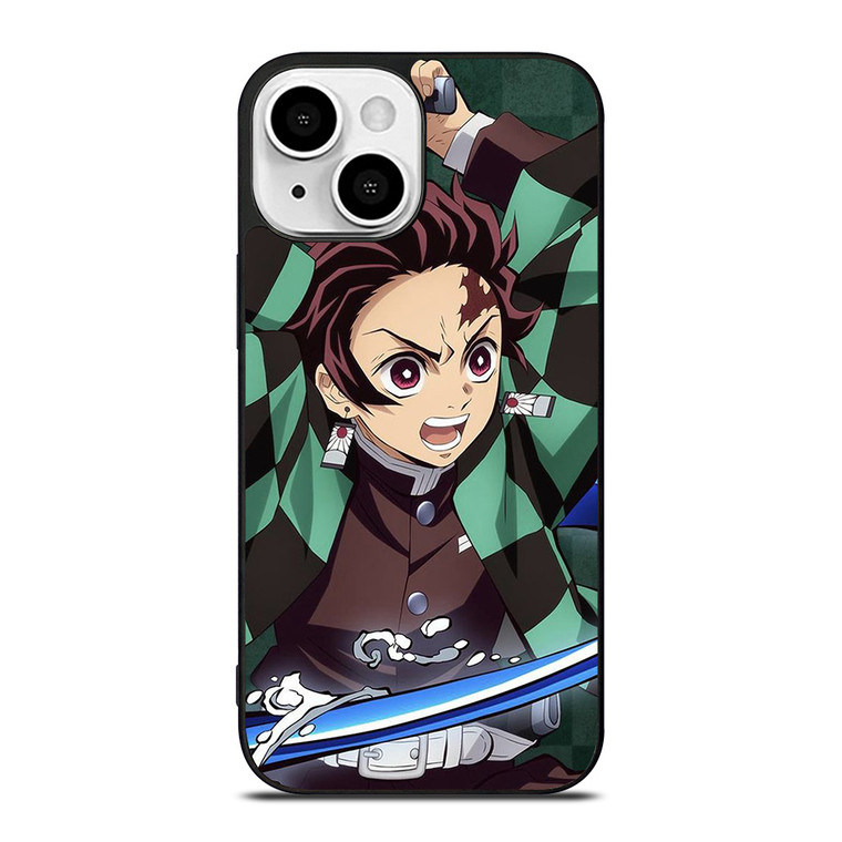 DEMON SLAYER TANJIRO KAMADO ANIME CARTOON iPhone 13 Mini Case Cover