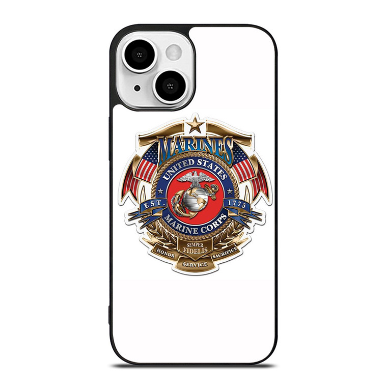 USMC MARINE CORP NAVY SEAL EMBLEM iPhone 13 Mini Case Cover