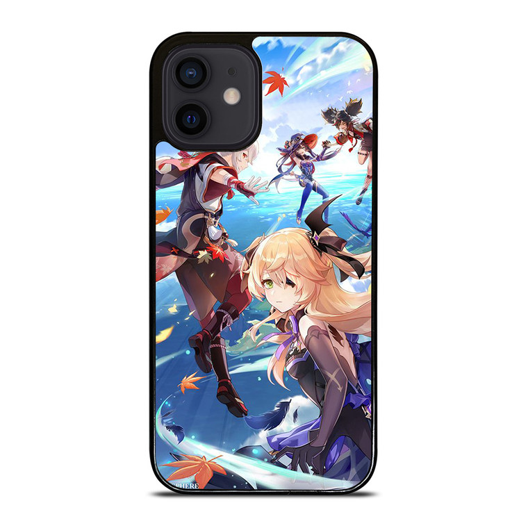 MOBILE GAME CHARACTERS GENSHIN IMPACT iPhone 12 Mini Case Cover