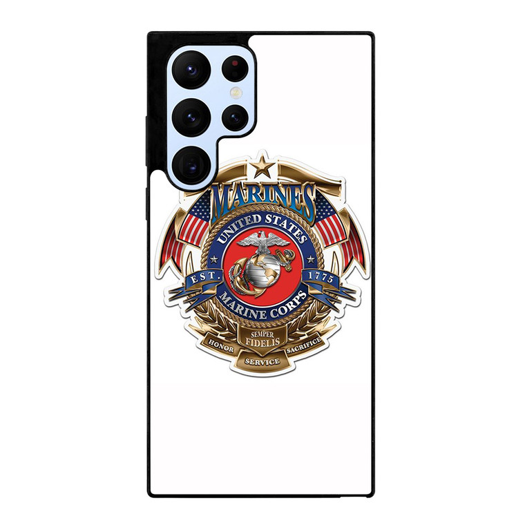 USMC MARINE CORP NAVY SEAL EMBLEM Samsung Galaxy S22 Ultra Case Cover