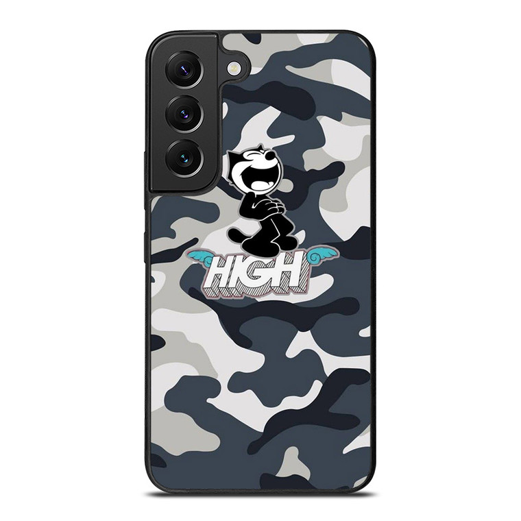 FELIX THE CAT HIGH CAMO Samsung Galaxy S22 Plus Case Cover