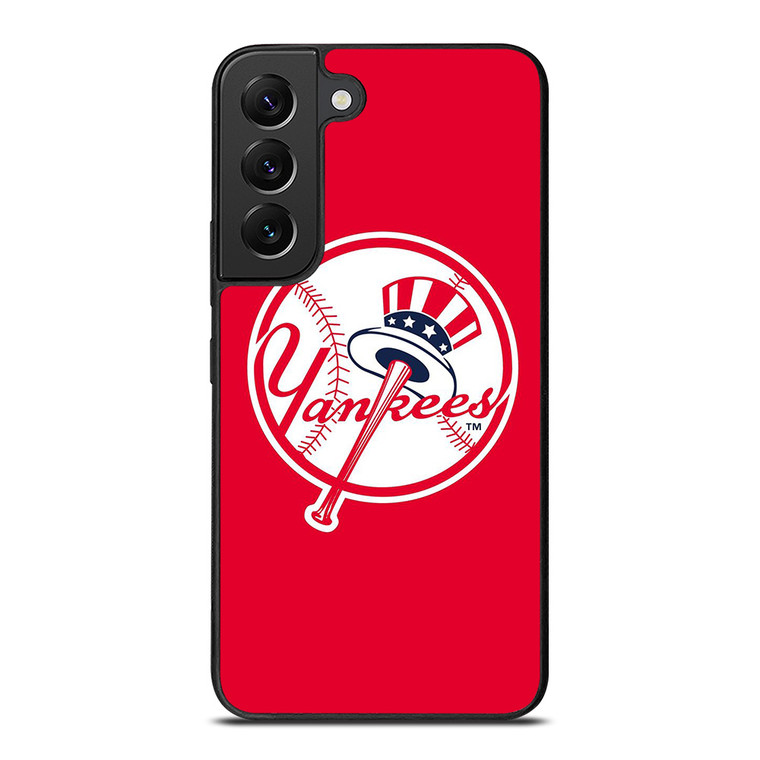 NEW YORK YANKEES BASEBALL CLUB LOGO RED Samsung Galaxy S22 Plus Case Cover