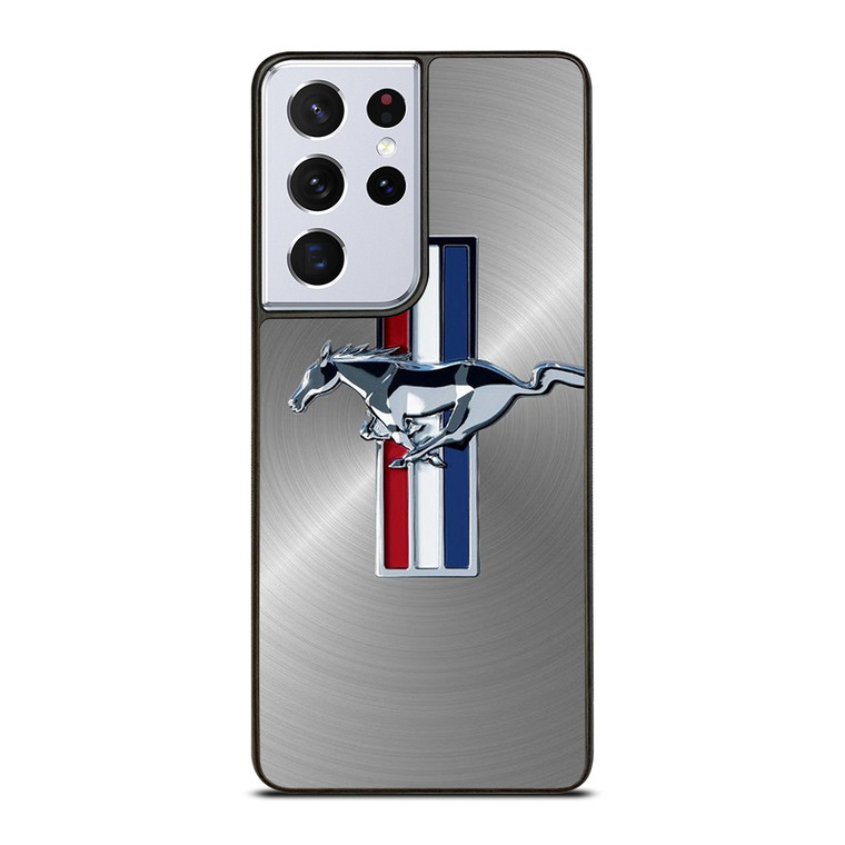 FORD MUSTANG METAL EMBLEM LOGO Samsung Galaxy S21 Ultra Case Cover