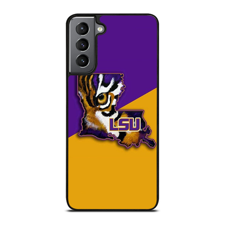 LSU TIGERS LOUISIANA STATE UNIVERSITY FOOTBALL ICON Samsung Galaxy S21 Plus Case Cover