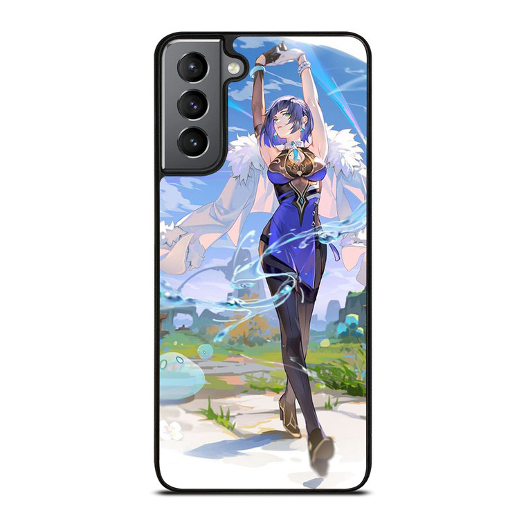 YELAN GENSHIN IMPACT GAME Samsung Galaxy S21 Plus Case Cover