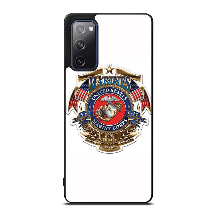 USMC MARINE CORP NAVY SEAL EMBLEM Samsung Galaxy S20 FE Case Cover