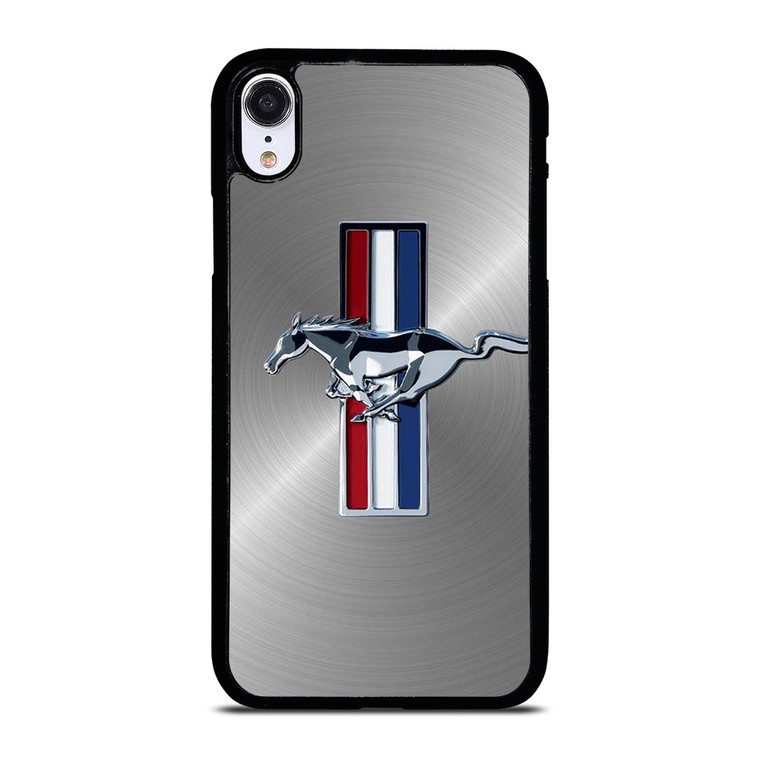 FORD MUSTANG METAL EMBLEM LOGO iPhone XR Case Cover