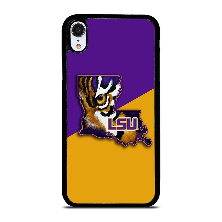 LSU TIGERS LOUISIANA STATE UNIVERSITY FOOTBALL ICON iPhone XR Case Cover