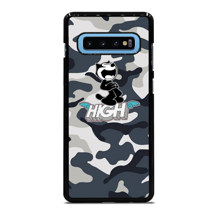 FELIX THE CAT HIGH CAMO Samsung Galaxy S10 Plus Case Cover