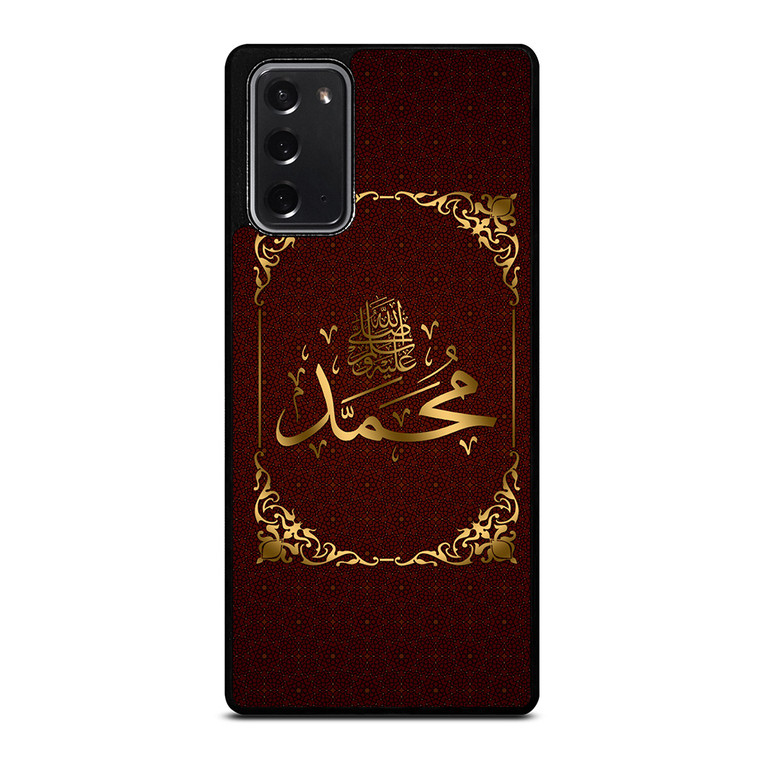 MUHAMMAD ARABIC CALLIGRAPHY Samsung Galaxy Note 20 Case Cover