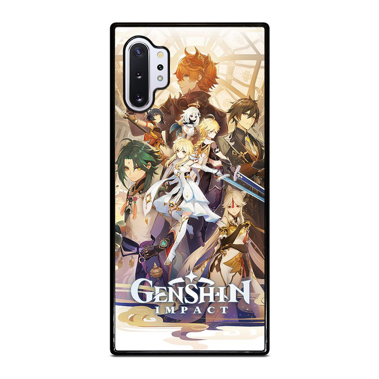 GENSHIN IMPACT GAME CHARACTERS Samsung Galaxy Note 10 Plus Case Cover