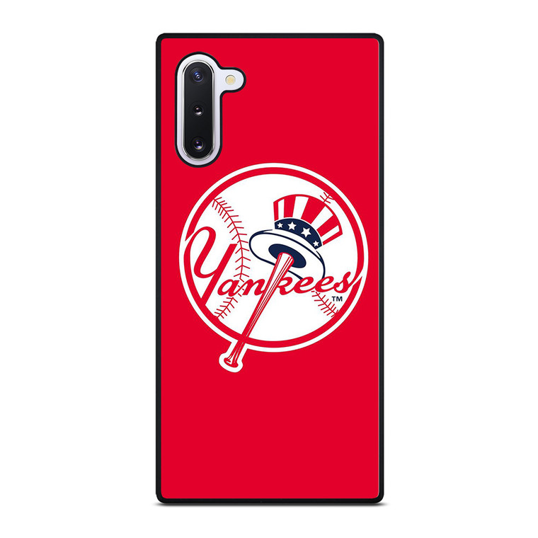 NEW YORK YANKEES BASEBALL CLUB LOGO RED Samsung Galaxy Note 10 Case Cover