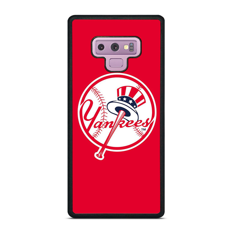 NEW YORK YANKEES BASEBALL CLUB LOGO RED Samsung Galaxy Note 9 Case Cover