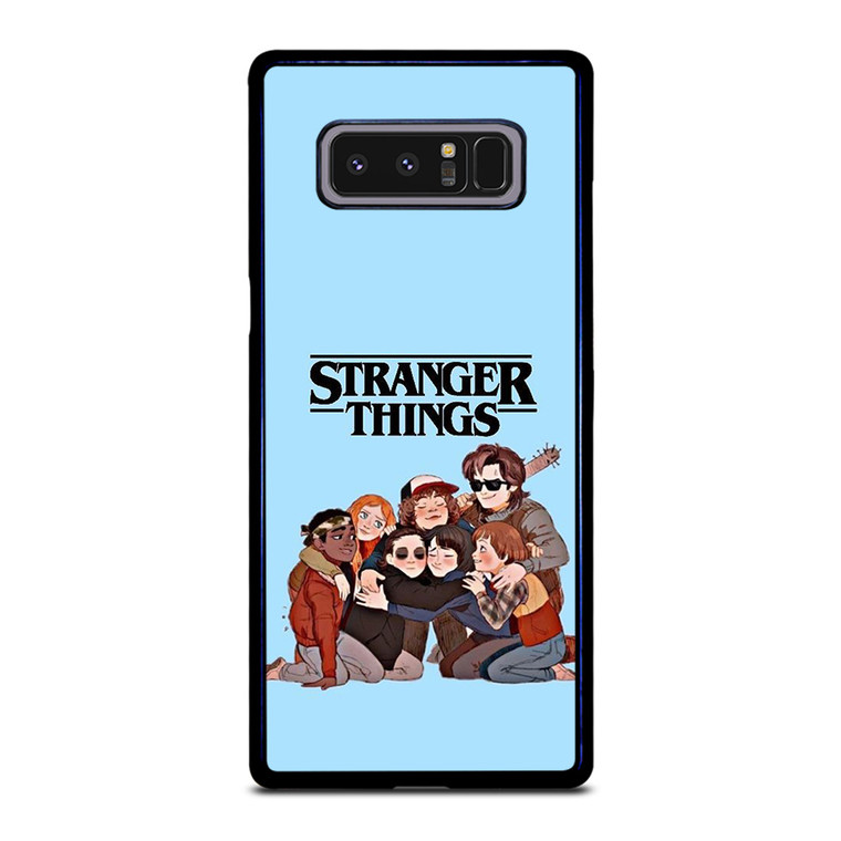 STRANGER THINGS CARTOON CHARACTERS Samsung Galaxy Note 8 Case Cover