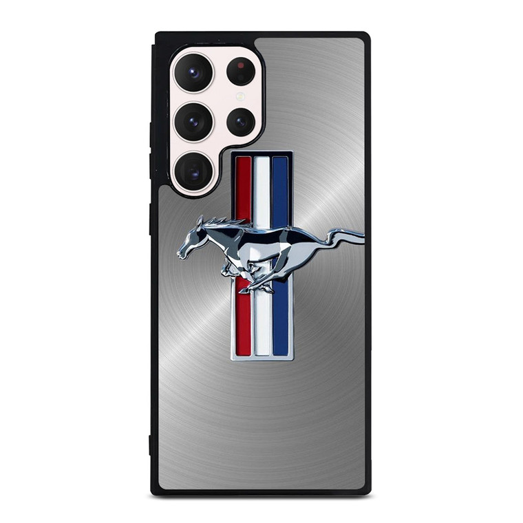FORD MUSTANG METAL EMBLEM LOGO Samsung Galaxy S23 Ultra Case Cover