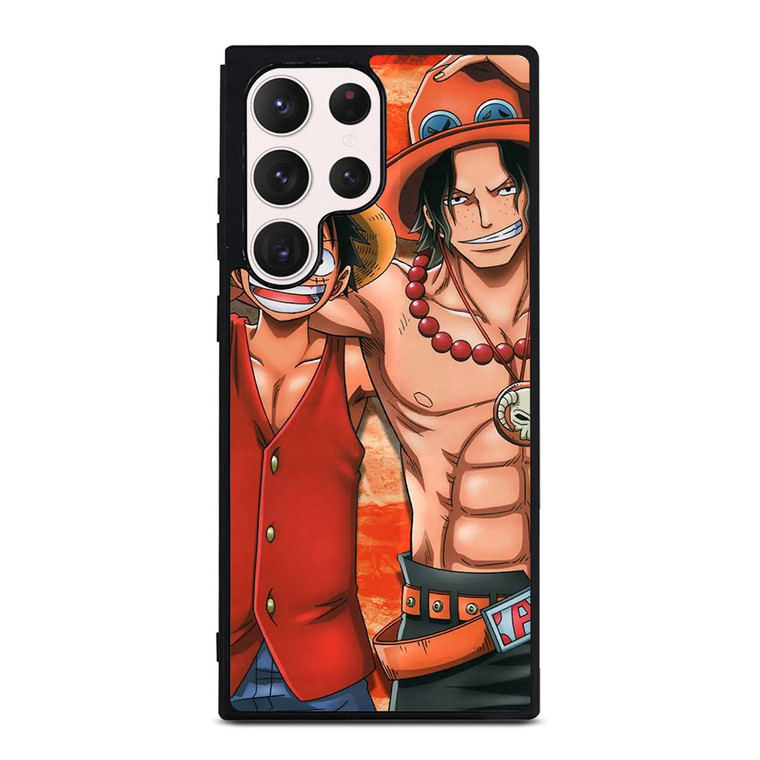ONE PIECE ACE AND LUFFY Samsung Galaxy S23 Ultra Case Cover