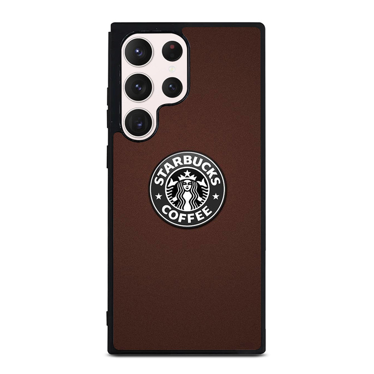 STARBUCKS COFFEE BROWN LOGO Samsung Galaxy S23 Ultra Case Cover