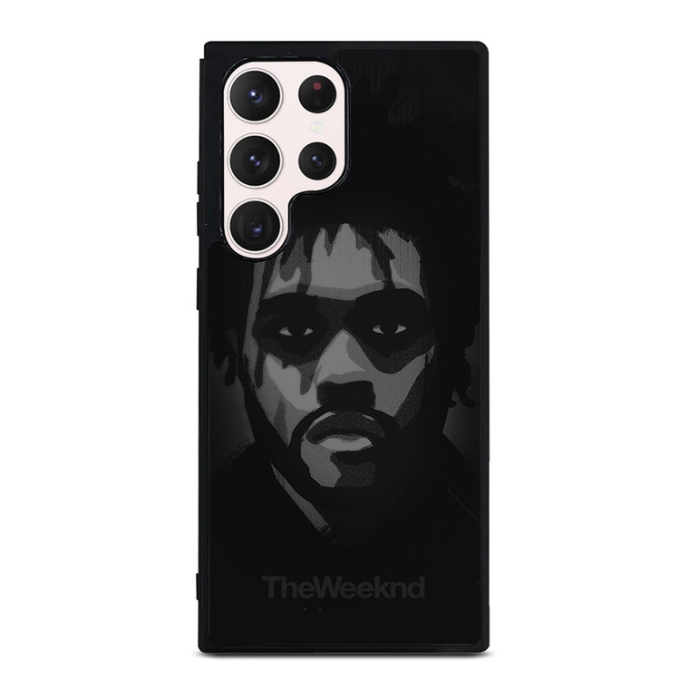 THE WEEKND FACE WHITE BLACK Samsung Galaxy S23 Ultra Case Cover