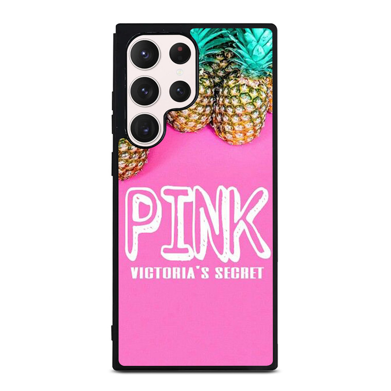 VICTORIA'S SECRET PINK PINEAPPLE Samsung Galaxy S23 Ultra Case Cover
