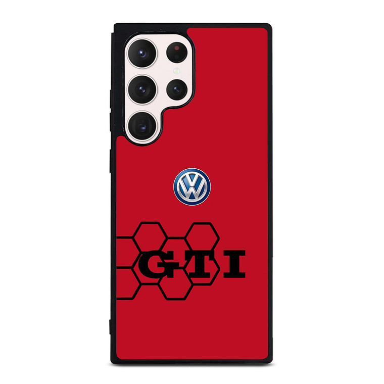 VW VOLKSWAGEN RED HONEYCOMB Samsung Galaxy S23 Ultra Case Cover