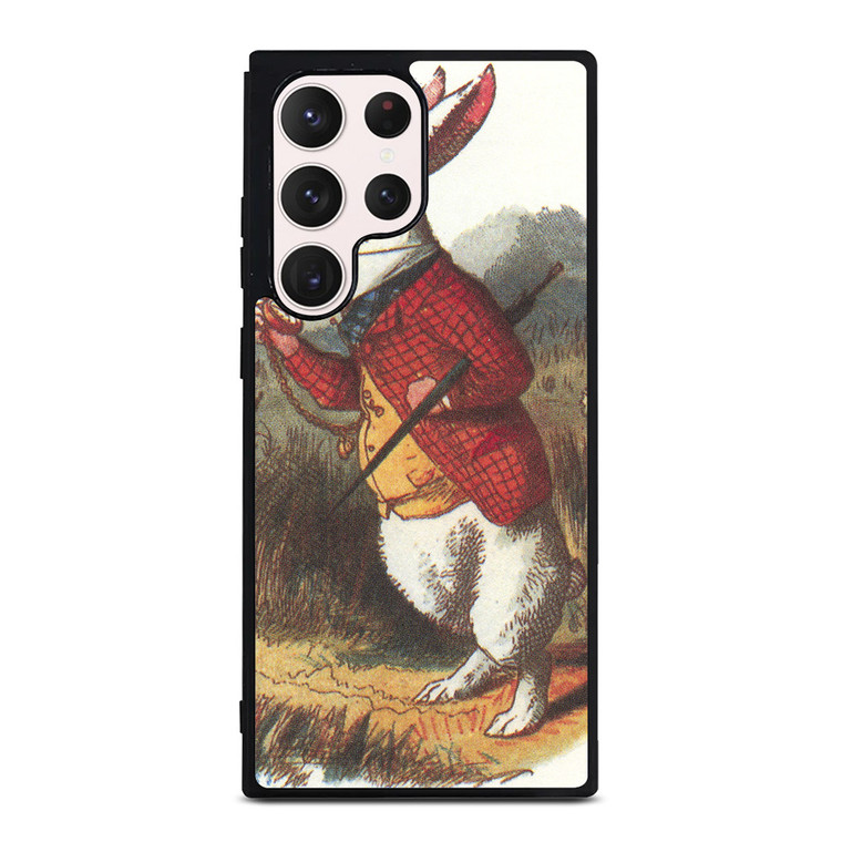 WHITE RABBIT ALICE IN WONDERLAND Disney Samsung Galaxy S23 Ultra Case Cover