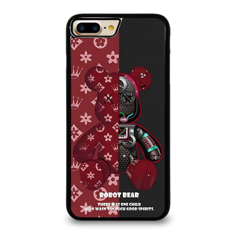 BEAR BRICK KAWS ROBOT RED iPhone 7 Plus Case Cover