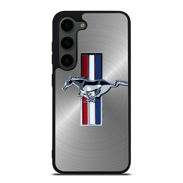 FORD MUSTANG METAL EMBLEM LOGO Samsung Galaxy S23 Plus Case Cover