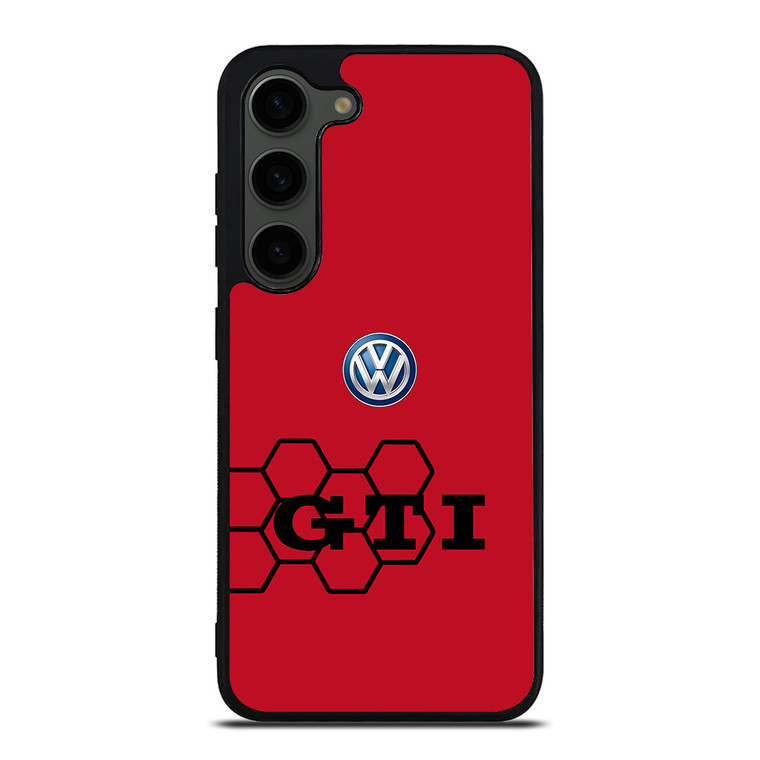 VW VOLKSWAGEN RED HONEYCOMB Samsung Galaxy S23 Plus Case Cover