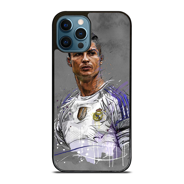 CRISTIANO RONALDO CR7 ART iPhone 12 Pro Case Cover