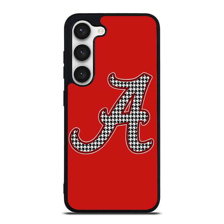 ALABAMA CRIMSON TIDE HOUNDSTOOTH ICON Samsung Galaxy S23 Case Cover