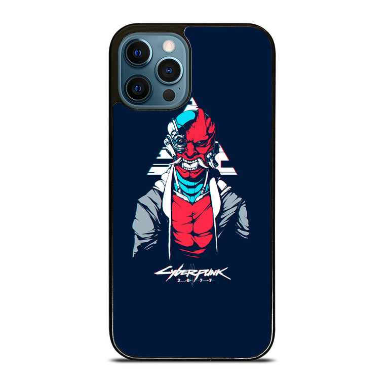 CYBERPUNK 2077 DARK BLUE iPhone 12 Pro Case Cover