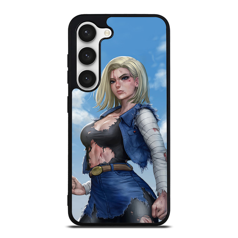 DRAGON BALL ANDROID 18 Samsung Galaxy S23 Case Cover