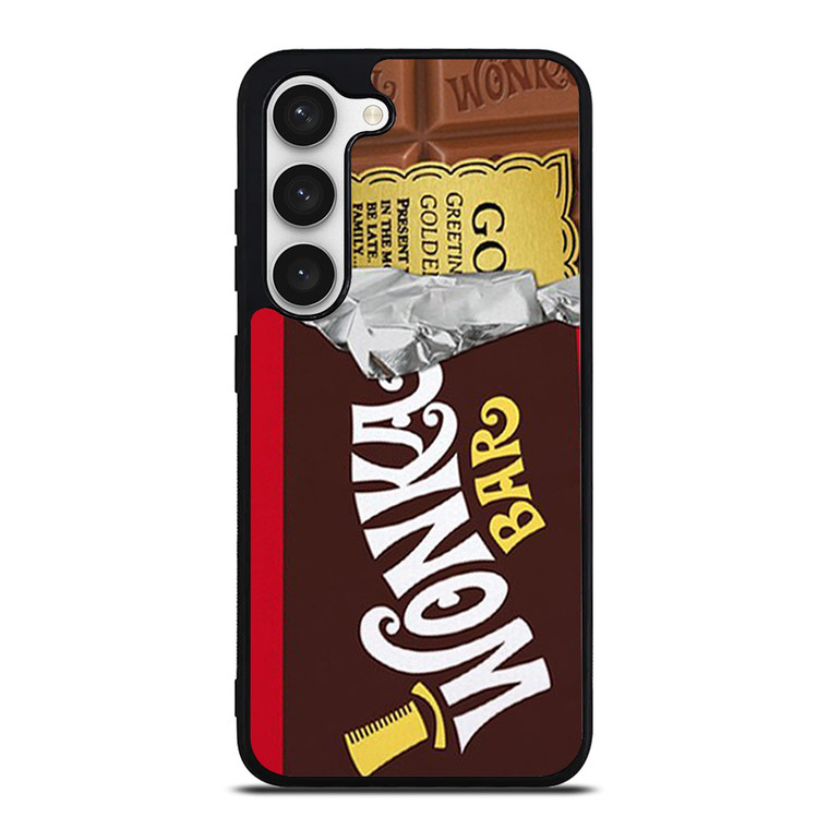 GOLDEN TICKET CHOCOLATE WONKA BAR Samsung Galaxy S23 Case Cover