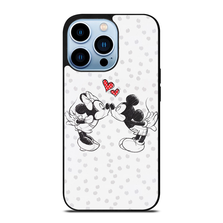 MICKEY AND MINIE MOUSE KISSING Disney iPhone 13 Pro Max Case Cover
